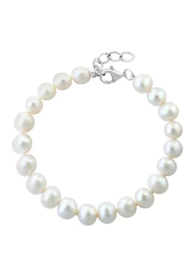 Freshwater Pearl Bracelet in Sterling Silver
