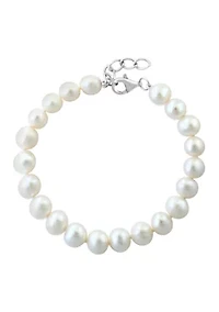 Freshwater Pearl Bracelet in Sterling Silver