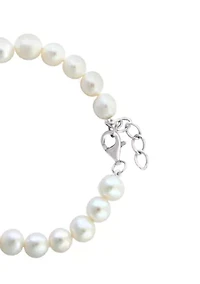 Freshwater Pearl Bracelet in Sterling Silver