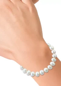 Freshwater Pearl Bracelet in Sterling Silver