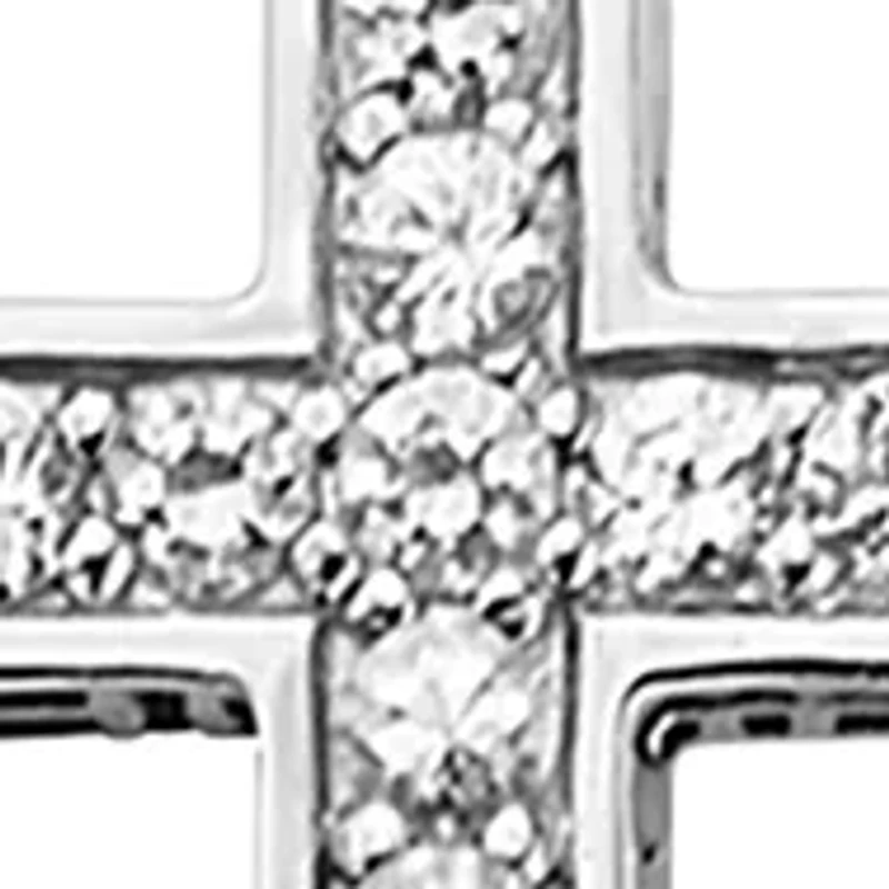 Men's 5/8 ct. t.w. White Sapphire Sterling Silver Bracelet 
