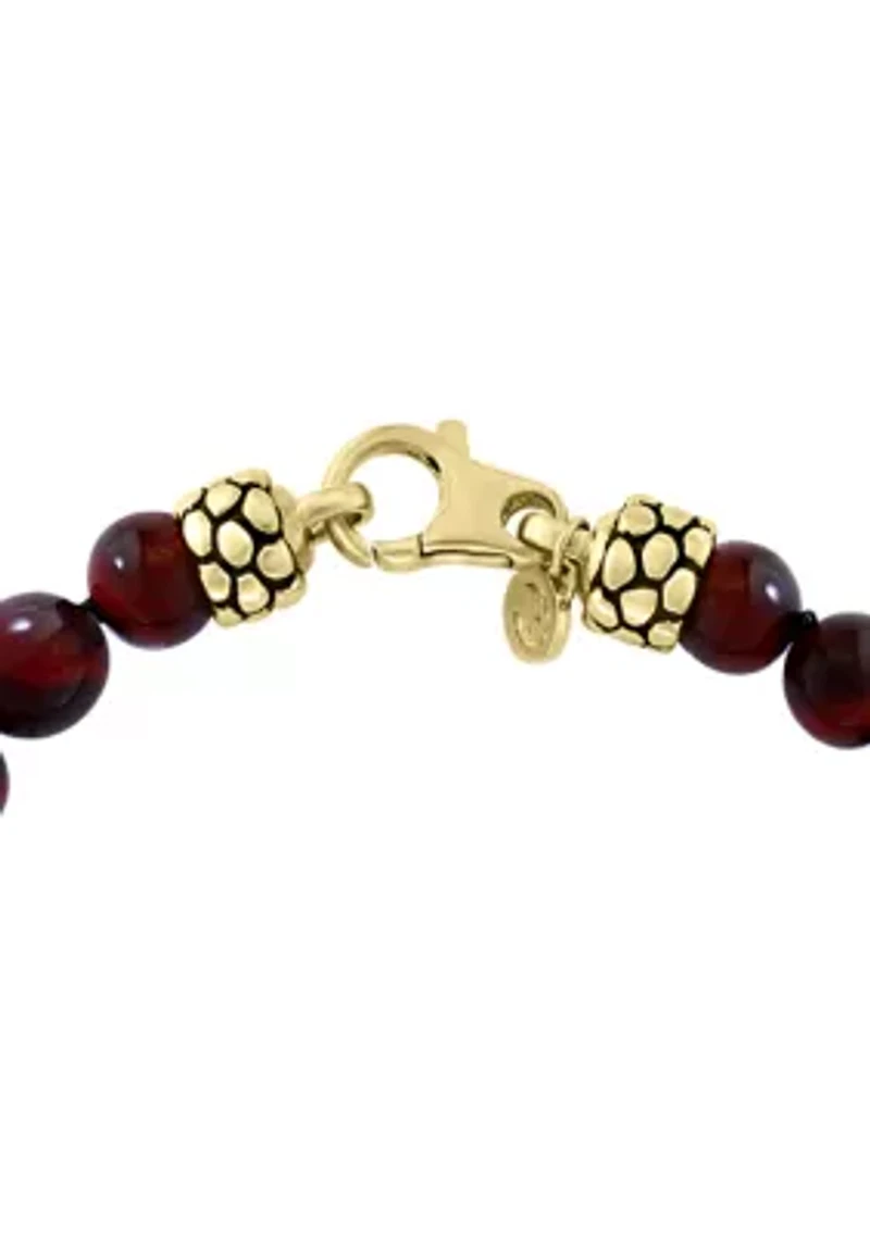 Sterling Silver Tiger Eye Bracelet