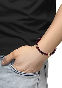 Sterling Silver Tiger Eye Bracelet