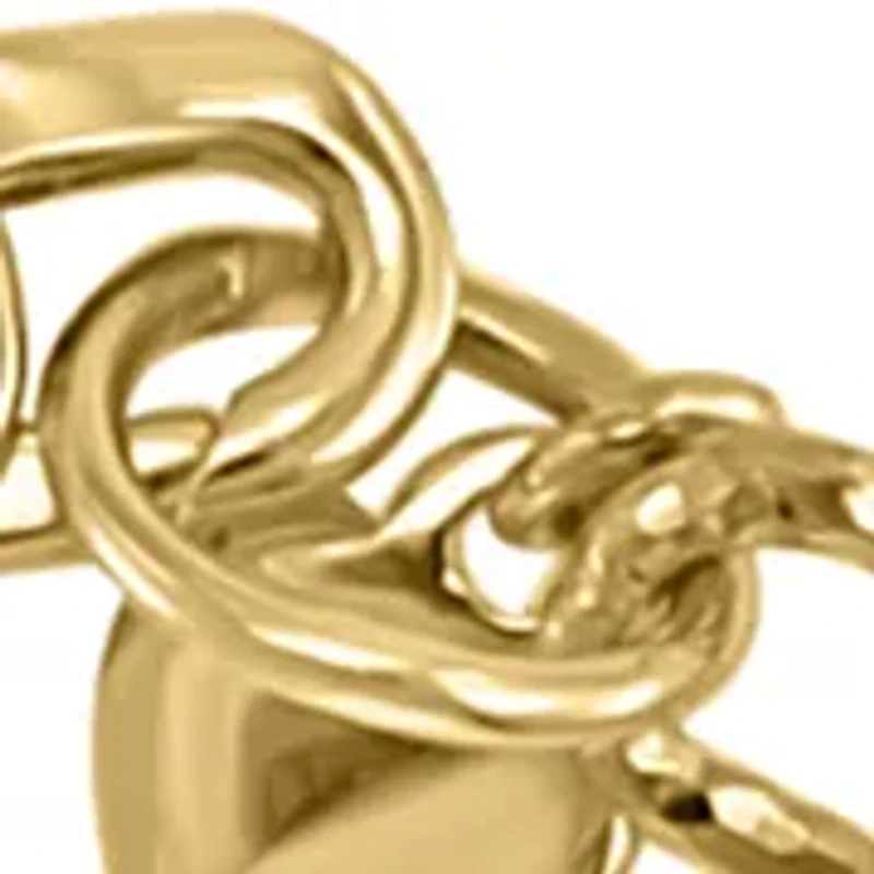 Gold Over Silver Freshwater Pearl Bracelet 