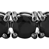Sterling Silver Black Spinel Bracelet