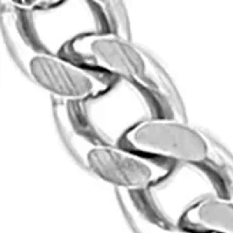 Men's 8.5" Sterling Silver Figaro Bracelet