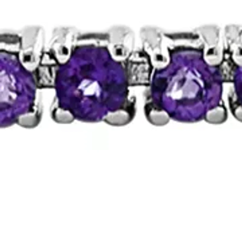 1.15 ct. t.w. Amethyst Bracelet in Sterling Silver