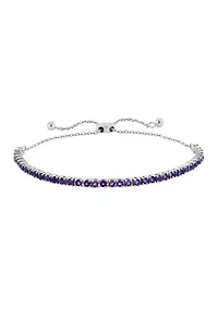 1.15 ct. t.w. Amethyst Bracelet in Sterling Silver