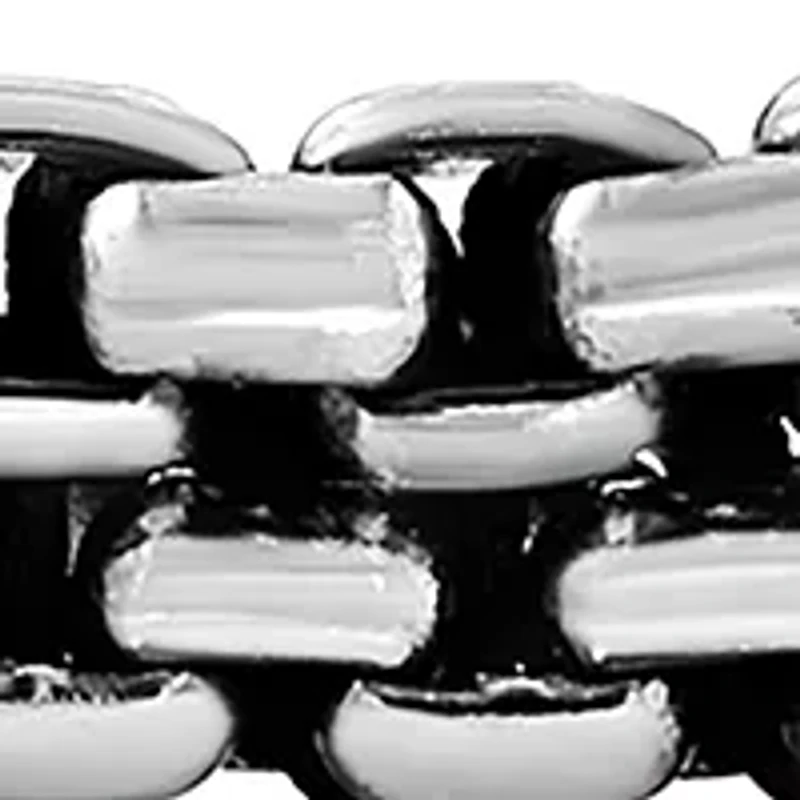  Sterling Silver and Black Cord 8.5" Men's Bracelet 