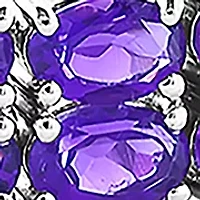 Amethyst Tennis Bracelet in Sterling Silver