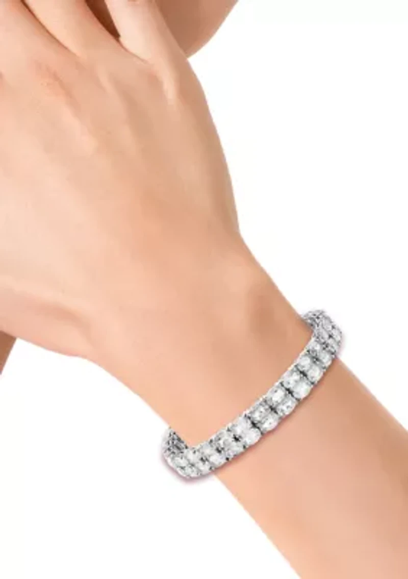 31.9 ct. t.w. White Topaz Bracelet in Sterling Silver