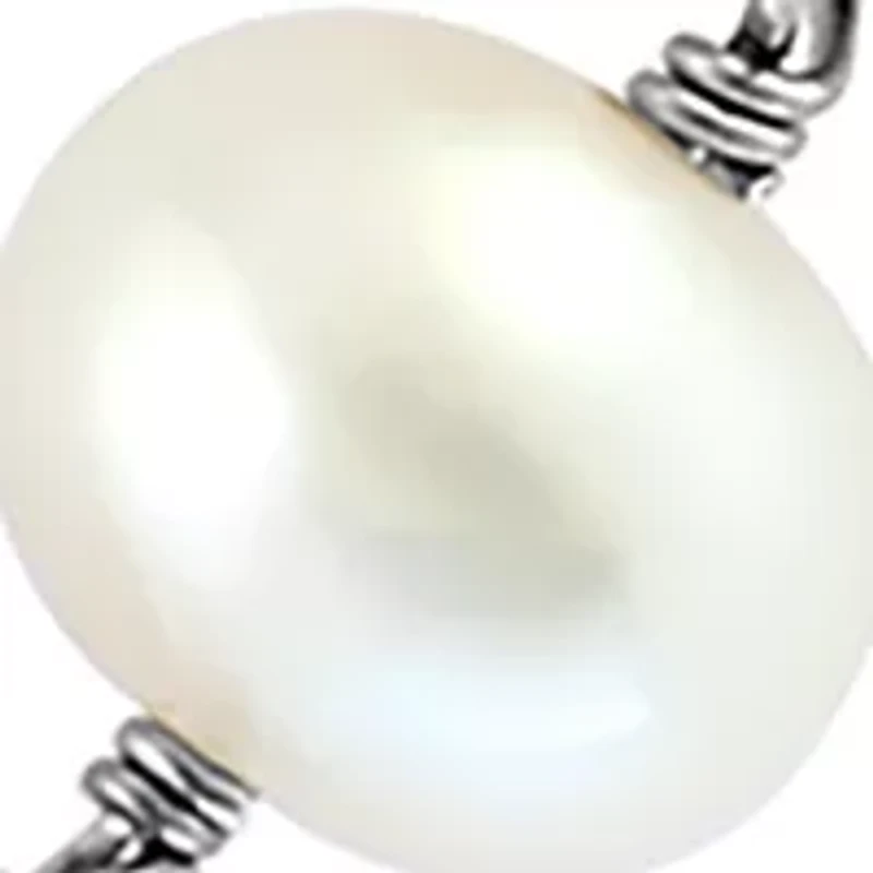 Sterling Silver Freshwater Pearl 8" Bracelet 
