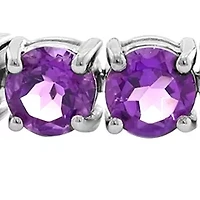Amethyst Bracelet in Sterling Silver