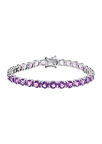 Amethyst Bracelet in Sterling Silver