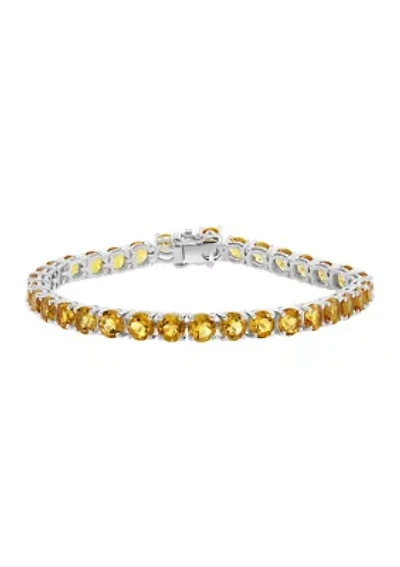 Citrine Bracelet in Sterling Silver