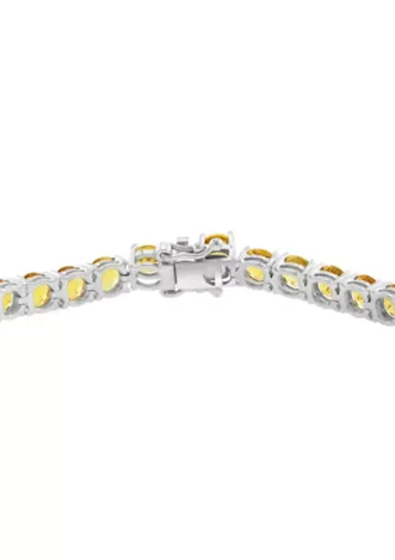 Citrine Bracelet in Sterling Silver
