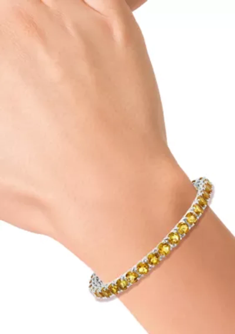 Citrine Bracelet in Sterling Silver