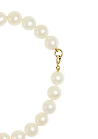 Freshwater Pearl Bracelet in 14K Yellow Gold