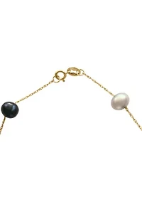 Freshwater Pearl Bracelet in 14k Yellow Gold