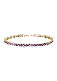 4.55 ct. t.w. Amethyst Bracelet in 14K Yellow Gold