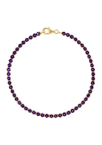 4.55 ct. t.w. Amethyst Bracelet in 14K Yellow Gold