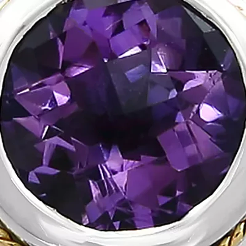 3.33 ct. t.w. Amethyst Earrings in Sterling Silver