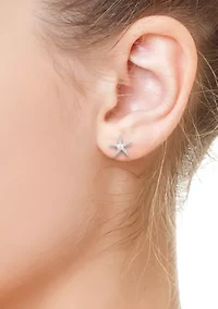 Sterling Silver Fresh Water Pearl Earrings 