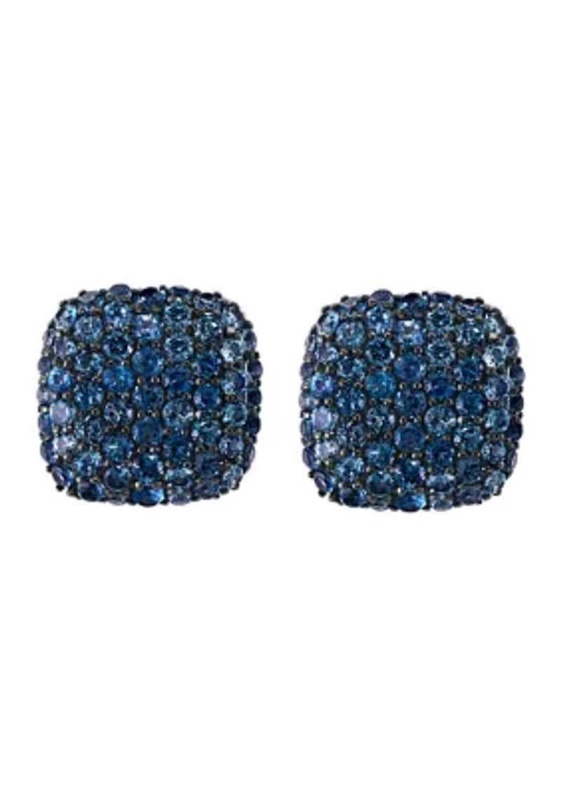 4.66 ct. t.w. Blue Topaz Earrings in Sterling Silver