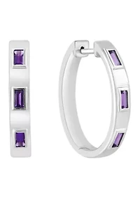 Sterling Silver Amethyst Earrings