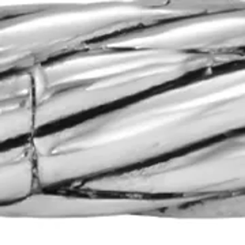 Sterling Silver 18K Yellow Gold Blue Topaz Bangle