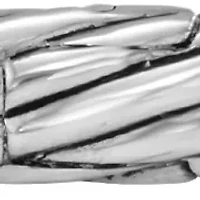 Sterling Silver 18K Yellow Gold  Onyx Bangle
