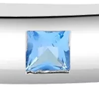 Sterling Silver Amethyst Blue Topaz Citrine Garnet Periodt Bangle