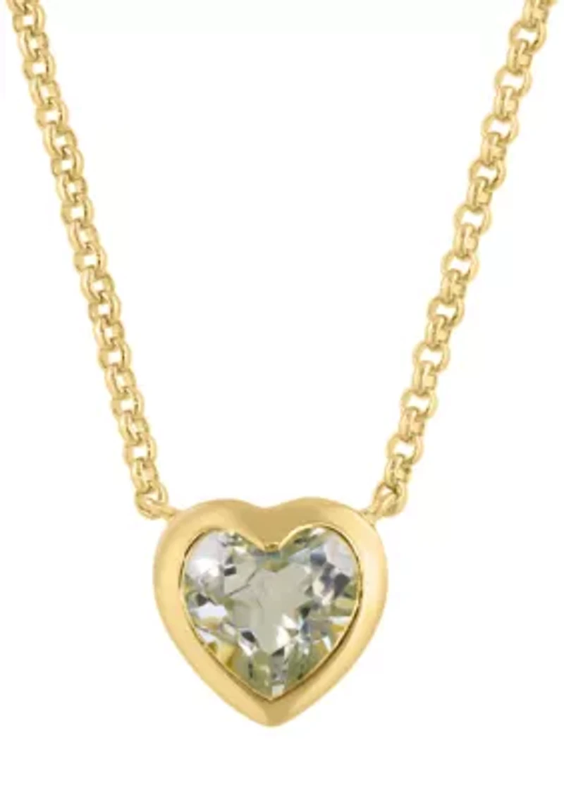 Gold Plated Over Sterling Silver Necklace