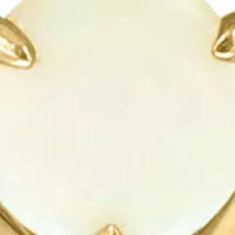 925 Gold Plated Silver Opal Necklace 