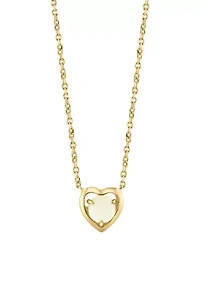 925 Gold Plated Silver Opal Necklace 