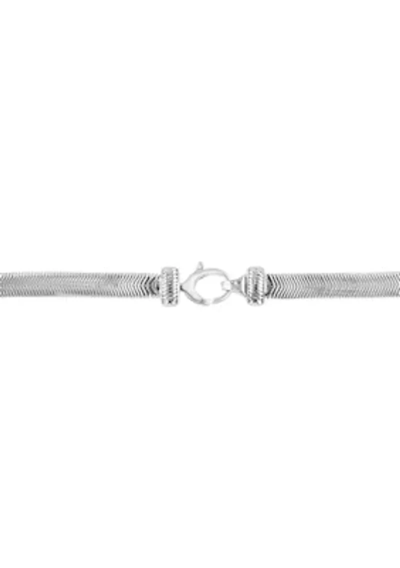 Turquoise Necklace in Sterling Silver and 14K Yellow Gold