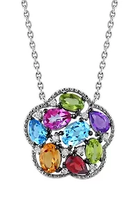 Sterling Silver Period Necklace