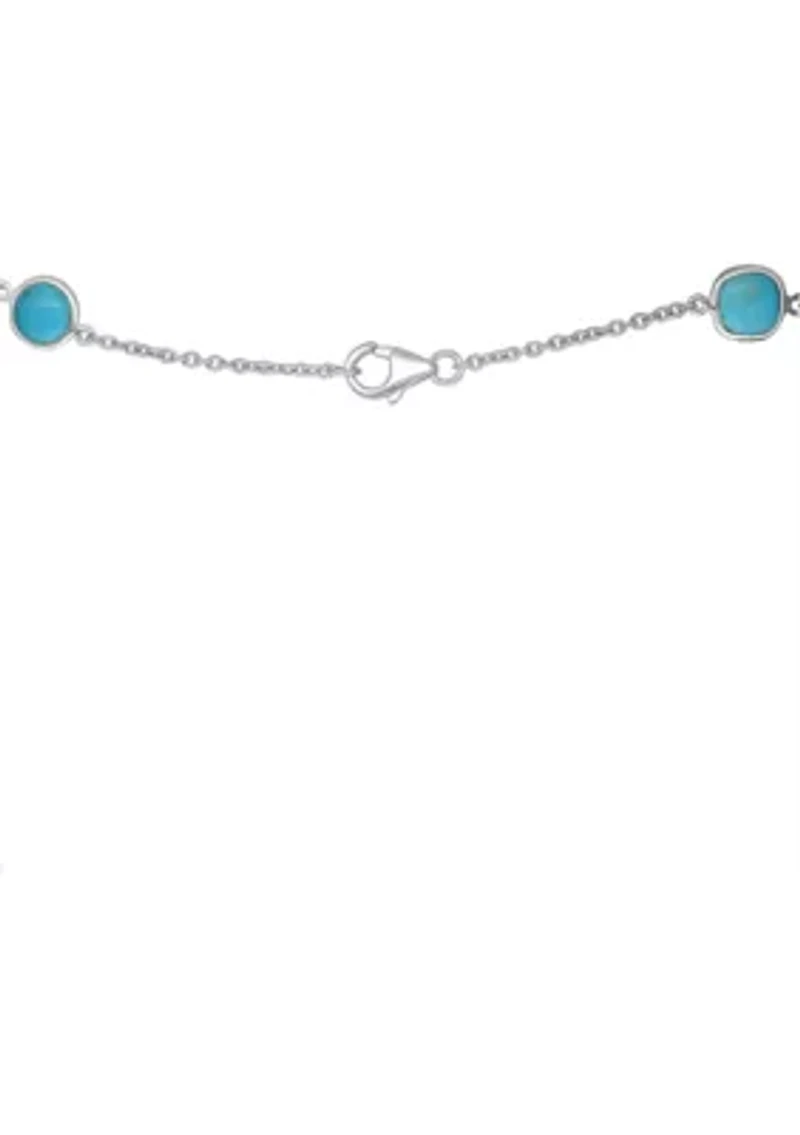 Sterling Silver Turquoise Necklace