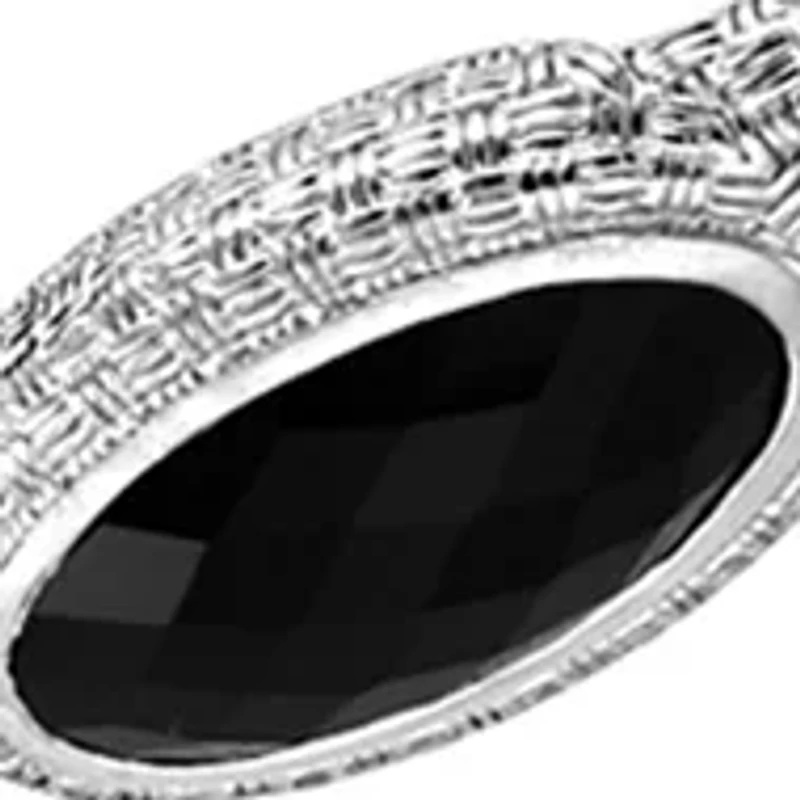 925 Sterling Silver Onyx Necklace