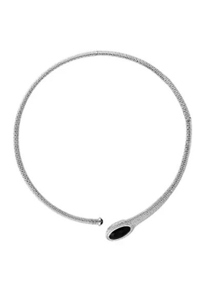 925 Sterling Silver Onyx Necklace