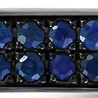 0.62 ct. t.w. Sapphire Bar Necklace in Sterling Silver