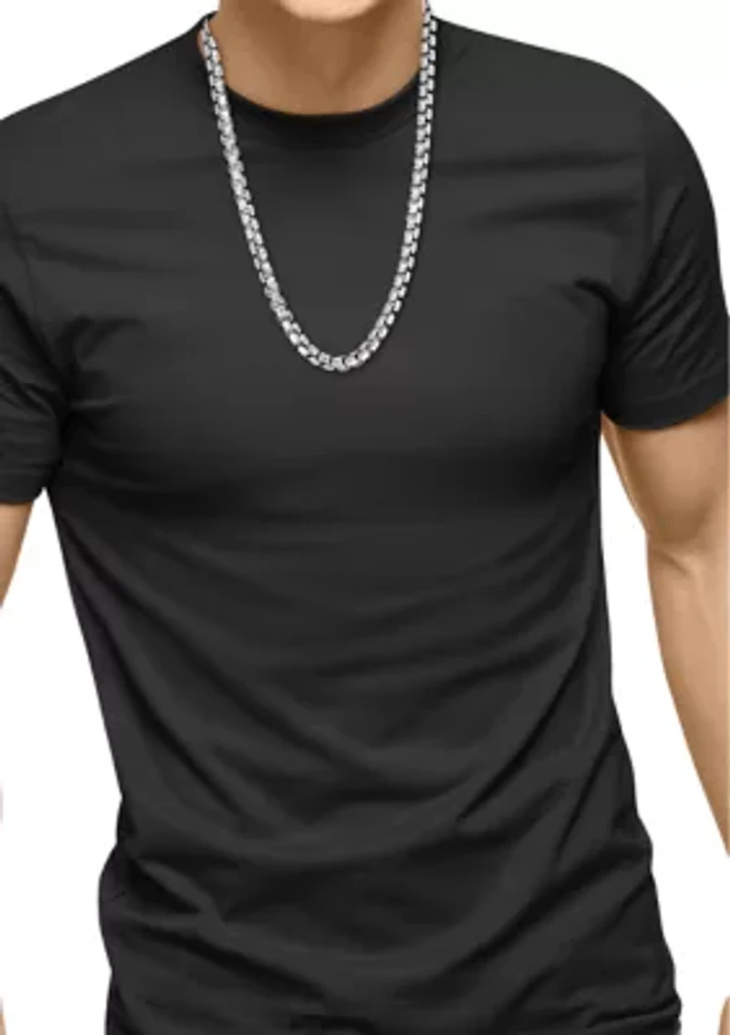 Men's 22 Inch Sterling Silver Link Chain