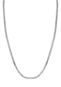 Men's Sterling Silver 24 Inch Link Chain