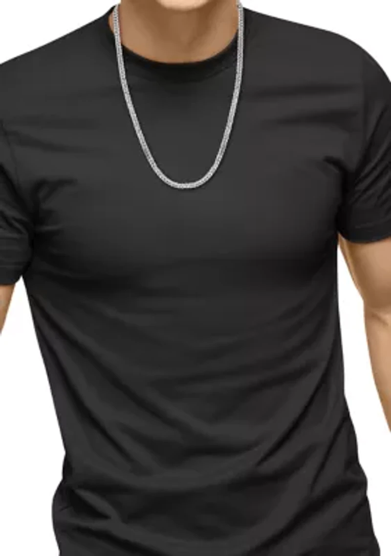 Men's Sterling Silver 24 Inch Link Chain