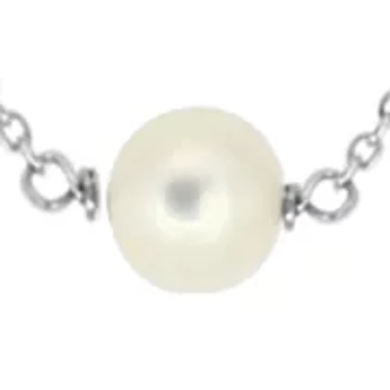 Freshwater Pearl Necklace in Sterling Silver