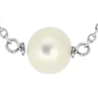 Freshwater Pearl Necklace in Sterling Silver