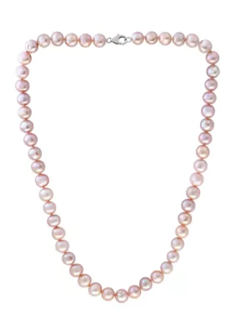 7-8 Millimeter Pink Freshwater Pearls Necklace 