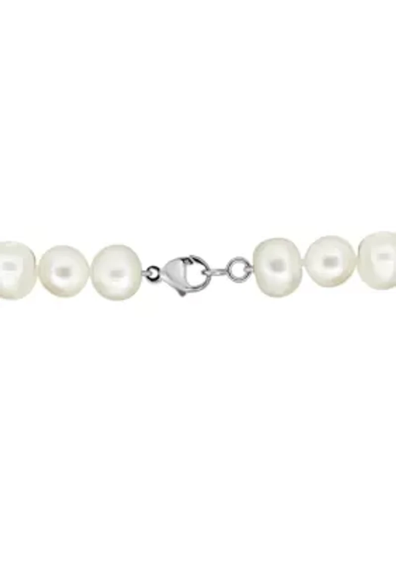 Sterling Silver Freshwater Pearl Necklace