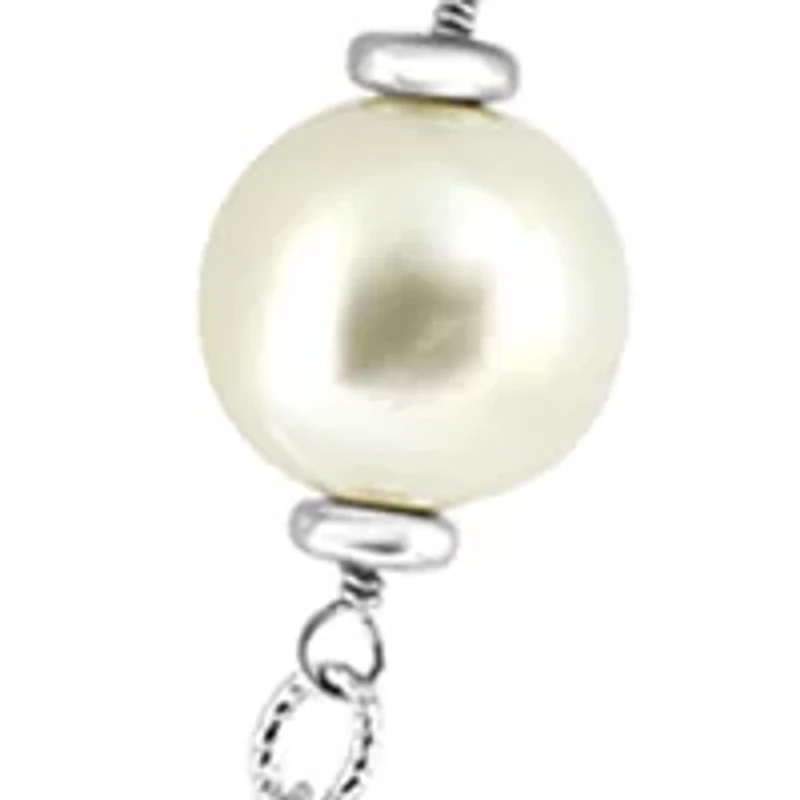 9 Millimeter Freshwater Pearl Necklace in Sterling Silver
