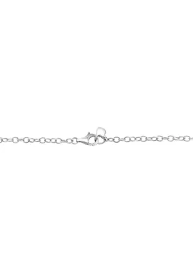 9 Millimeter Freshwater Pearl Necklace in Sterling Silver